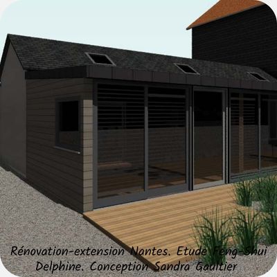 R&eacute;novation et extension Nantes - Conception Feng-Shui