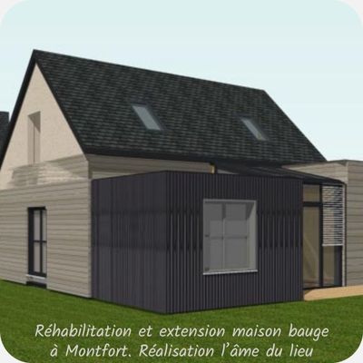 R&eacute;habilitation extension Montfort sur Meu