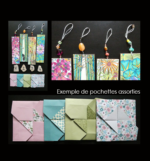 Pochette "Tatoo" assortie aux suspensions